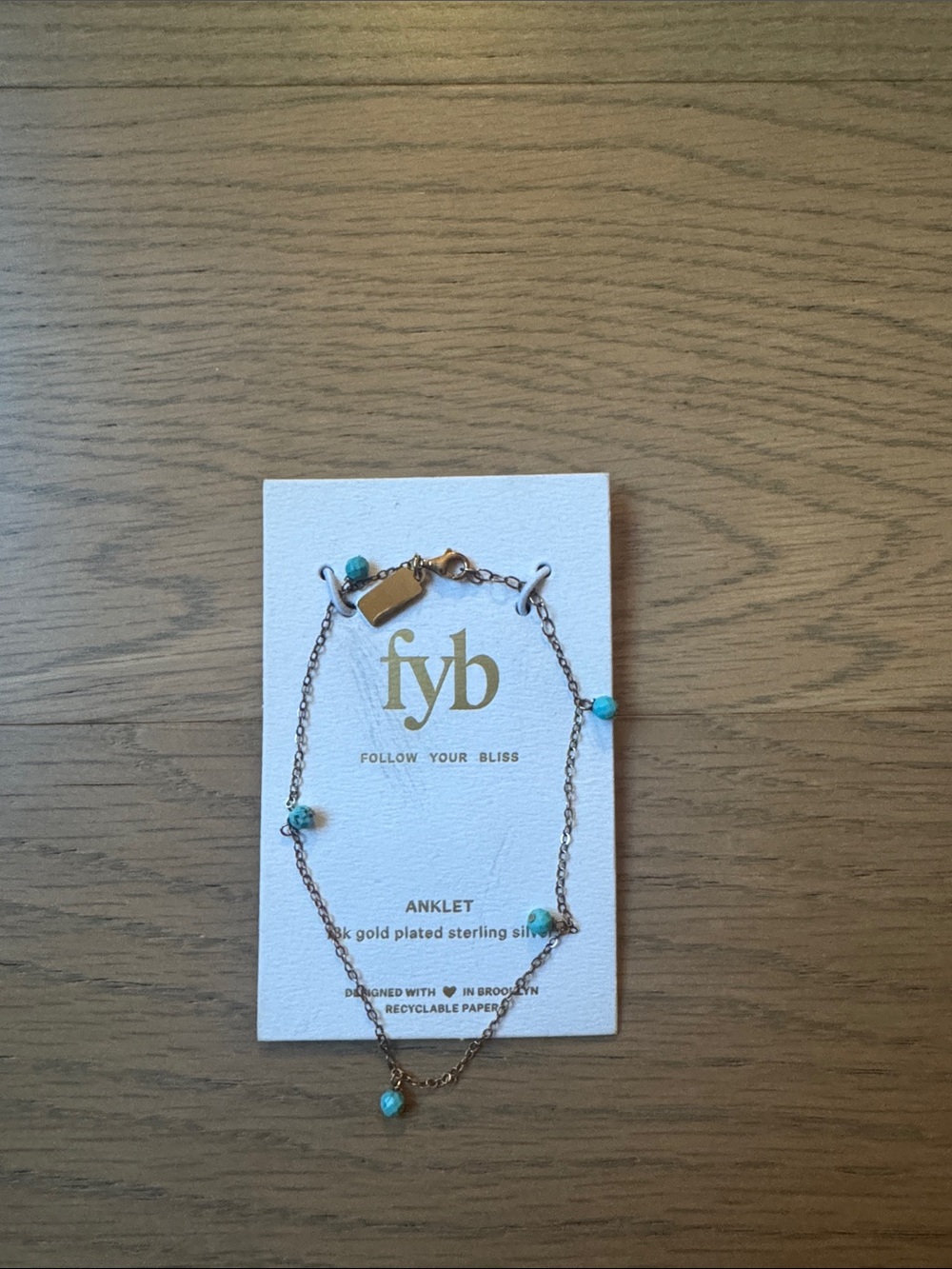 NWT anklet